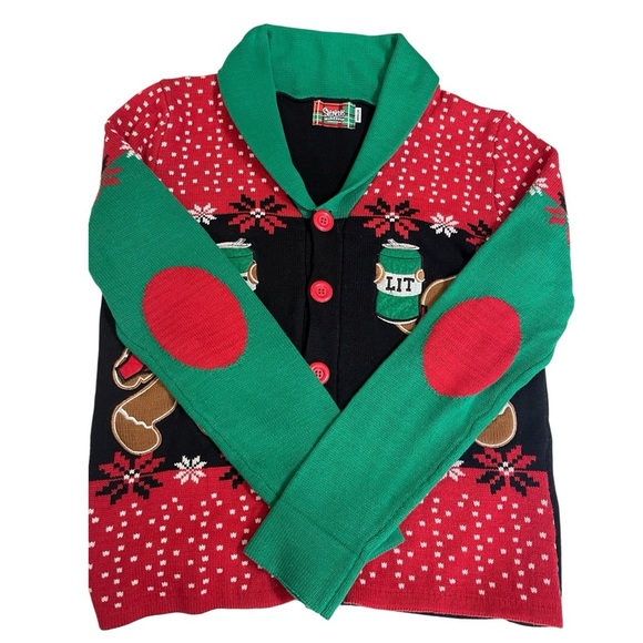 💥SALE💥SPENCERS WORKSHOP MENS CHRISTMAS SWEATER SZ MED - Picture 3 of 15